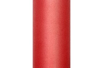 Tyl červený 0,3 x 9m