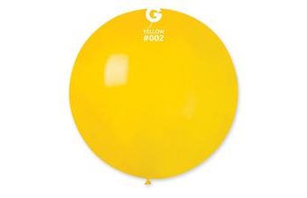 Balón latex 80 cm - žlutý 1 ks