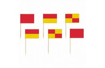 Fotbal vlaječky napichovátka 24 ks