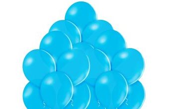 Balónky cyan 445 - 50 kusů