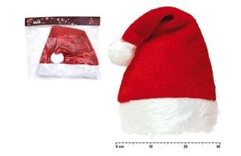 Čepice mikulášská hladká 29x39 cm