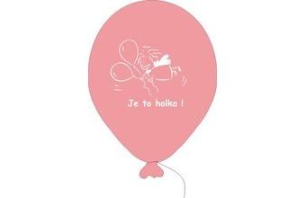 Balónky k narození holčičky - Je to holka!