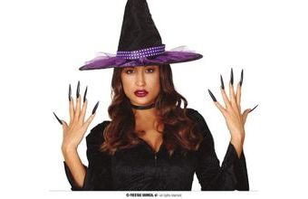 Nehty čarodějnice černé 10 ks