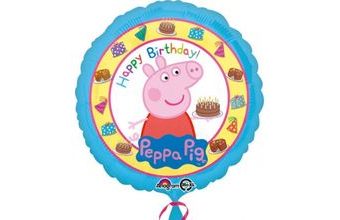 Prasátko Peppa šťastné narozeniny balónek 43cm
