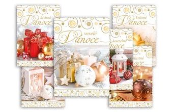 pohlednice vánoční 151 E výsek+UV+glitr 1240793