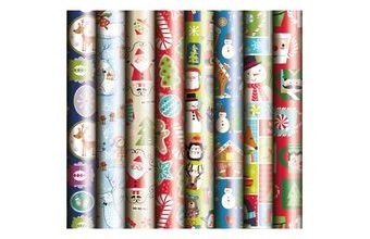 Balící papír vánoční role 200x70 dětský mix č.6