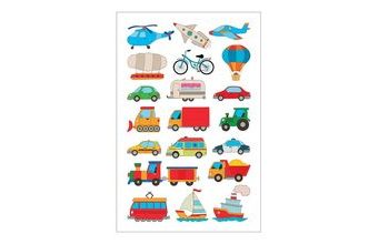 Tetovací obtisky 16010 8,5 x 13 cm, dopravní prostředky
