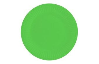 Talíře zelené 18 cm - 6 ks