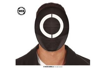 Plastová maska - Squid Game Maska dozorců - Hra na oliheň