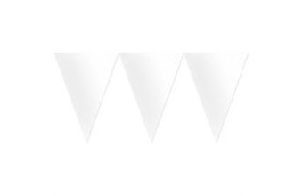 Vlajka bílá 450 cm