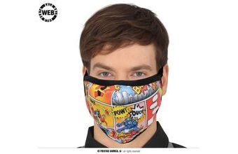 Látková rouška - motiv komiks