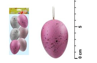 vajíčka plast 6cm/6ks S170043C 2221245