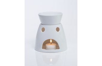 Aroma lampa bílý porcelán 125 mm x 135 mm