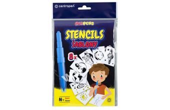 Šablony pro foukací fixy set N 8 ks Centropen