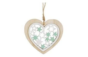 srdce závěs dřevěný 11x11cm 8886092