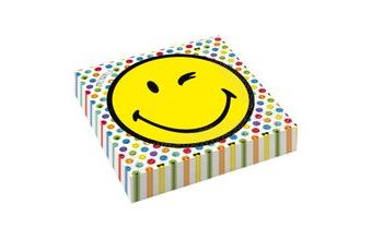Smiley World ubrousky 16 ks 33 cm x 33 cm