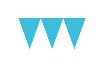 Vlajka tyrkysová 450 cm