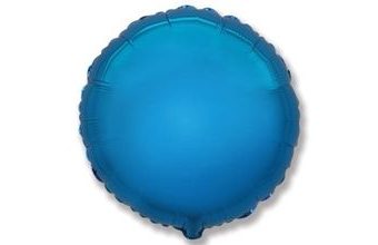 Balón foliový 45 cm Kulatý modrý