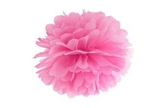 Papírový pompom 35 cm - RŮŽOVÁ