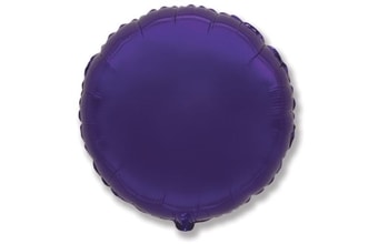 Balón foliový 45 cm Kulatý fialový