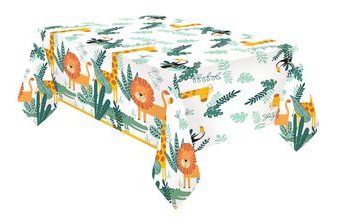 Safari ubrus papírový 120 cm x 180 cm Amscan