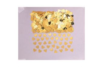 Konfety zlatá srdíčka 14 g