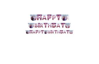 Frozen narozeniny nápis