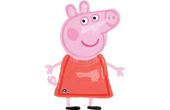 Prasátko Peppa chodící balónek 91 cm x 121 cm