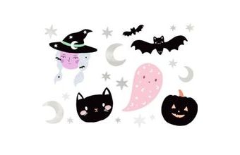 Dočasné tetování - Halloween - Čarodějnice - 20ks