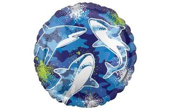 Balónek foliový žralok 42 cm Amscan