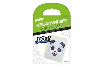 kreativní set - samolepky panda 1042137