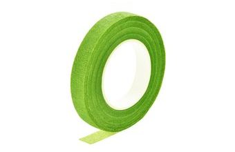 Začišťovací ovinovací floristická páska světle zelená - 13 mm