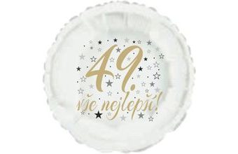 49. narozeniny balónek kruh