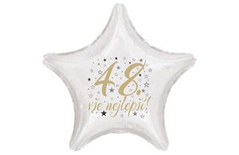 48. narozeniny balónek hvězda