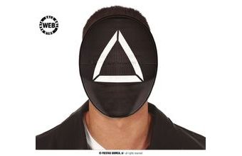 Plastová maska - Squid Game Maska dozorců - Hra na oliheň