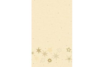 Ubrus krémový s hvězdami cel® 138 cm x 220 cm Star Stories Cream