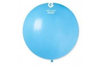 Balón latex 80 cm - světle modrý 1 ks