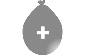 Balónek znak + stříbrný