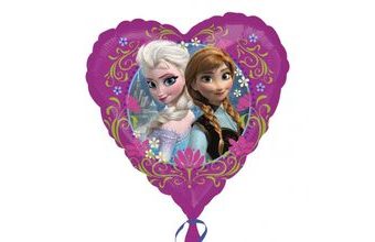 Frozen foliový balónek srdíčko 45cm