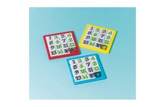 Posuvné puzzle čísla 12 ks