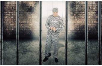 Kostým vězeň - velikost L 52-54