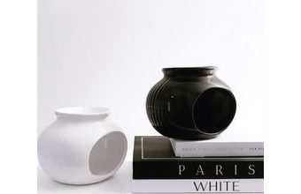 Aroma lampa Sofia Groove černá