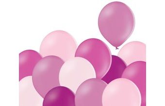 Mix růžových balónků 100 kusů