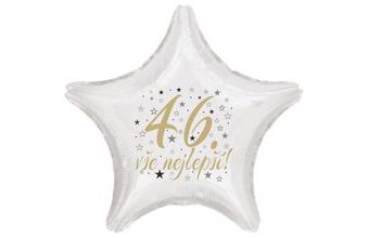 46. narozeniny balónek hvězda