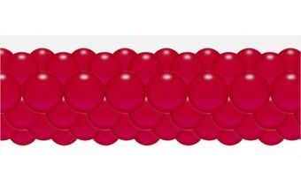 Balónková girlanda červená 3 m