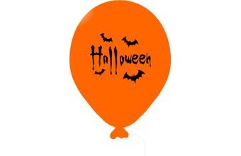 Halloween balónek oranžový