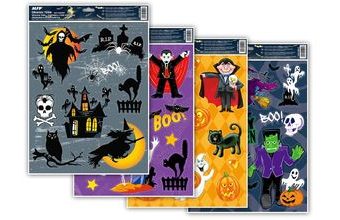 okenní fólie halloween glitr HA001 30x42cm 1041940