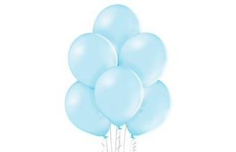 Balónek světlemodré 003 - 10 kusů