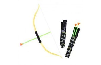 luk s šípy a nožem