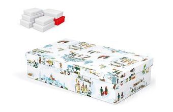 krabice dárková vánoční A-V005-GL 36x22x9cm 5370761